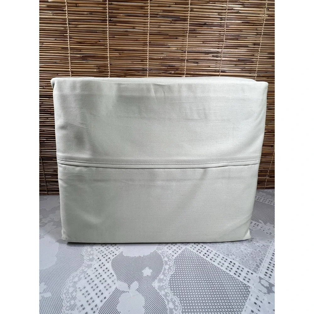 WAMSUTTA 625 Thread Pima Cott CAL KING Sheet Set SOLID LIGHT GREEN , NEW